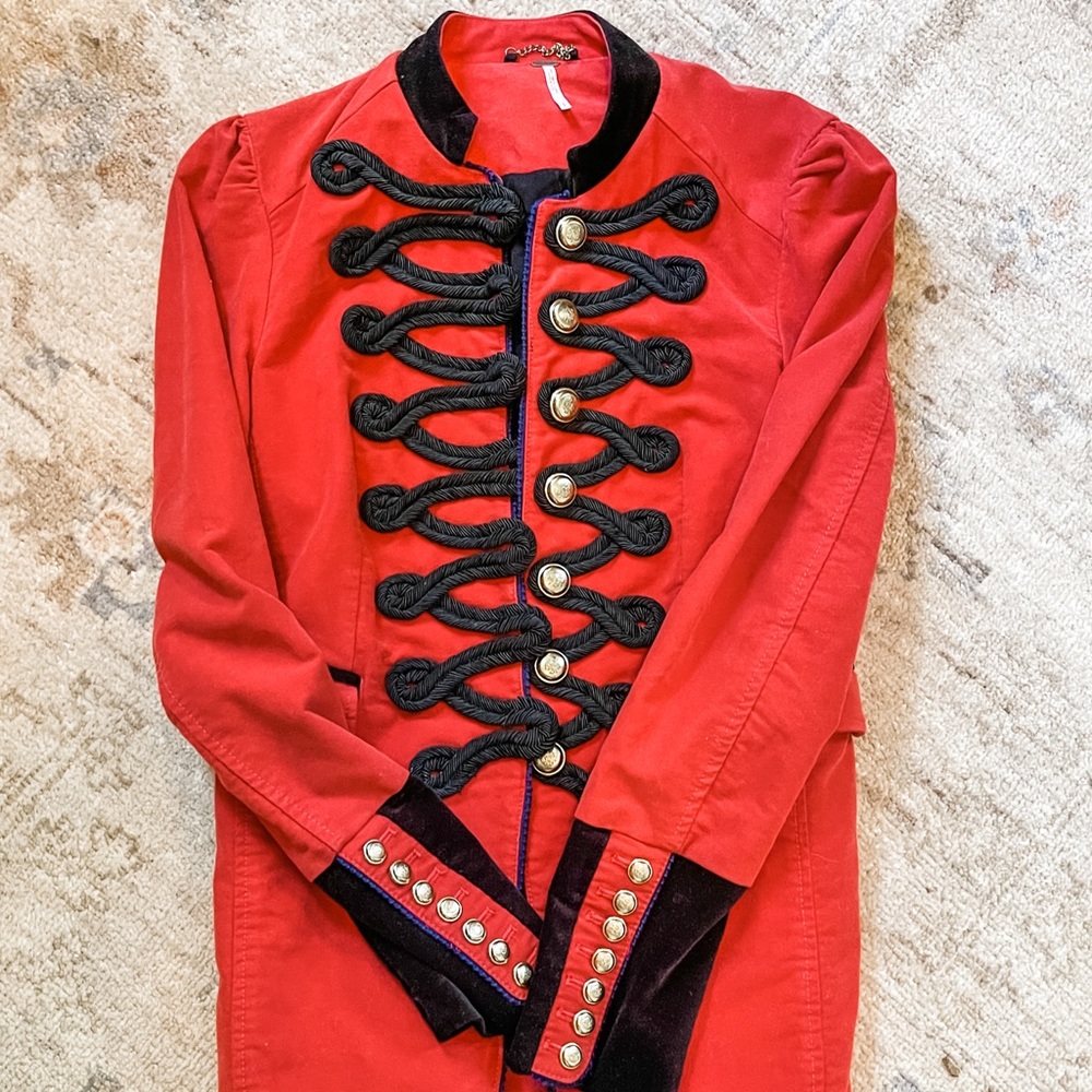 Free People Military Style Jacket